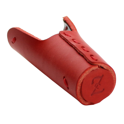 COPRIBECCO IN VERA PELLE CUCITO A MANO JAPAN - ROSSO (ZB-6J)